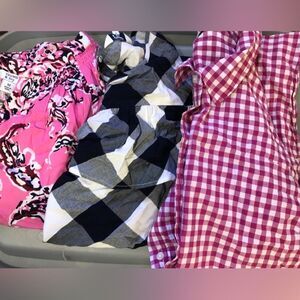 Lot Of 3 Crown & Ivy Women’s  Blouse Tops Size Medium